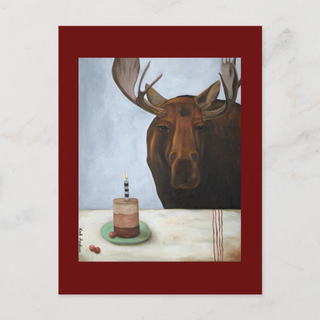 Chocolate Moose Postcard (Front)