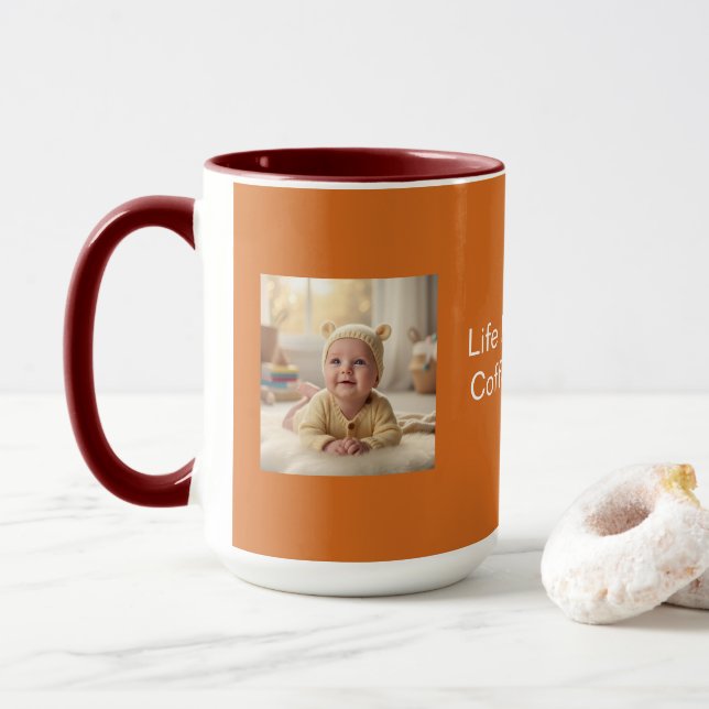 Chocolate Mug – Cozy Coffee & Tea Cup (With Donut)