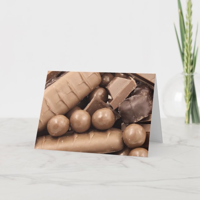 Chocolate Note Card (Front)
