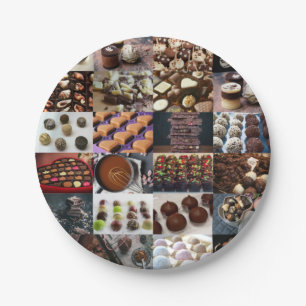 Chocolate Paper Plate