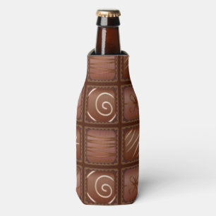 Chocolate Pattern Bottle Cooler