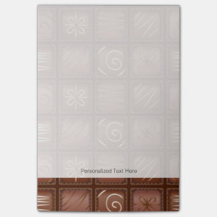 Chocolate Pattern Post-it Notes