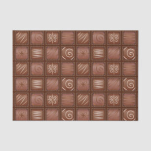 Chocolate Pattern Tissue Paper