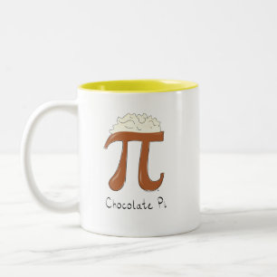 Chocolate Pi Cute Math Pi Day Coffee Mug