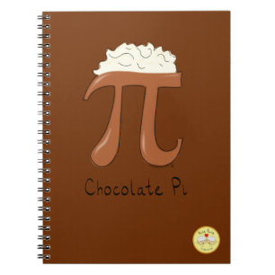 Chocolate Pi Cute Math Pi Day Notebook