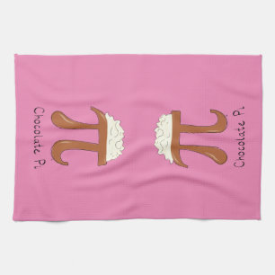 Chocolate Pi Math Cute Pie Baking Kitchen Towel