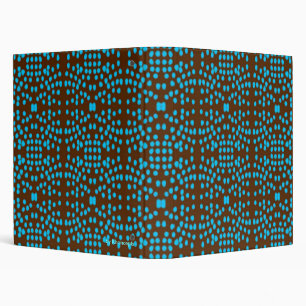 Chocolate Polka Dots Binder