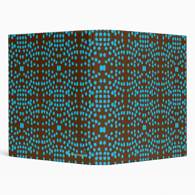 Chocolate Polka Dots Binder (Background)