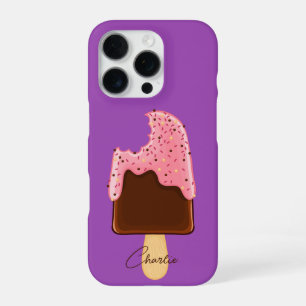 Chocolate Popsicle custom name phone cases