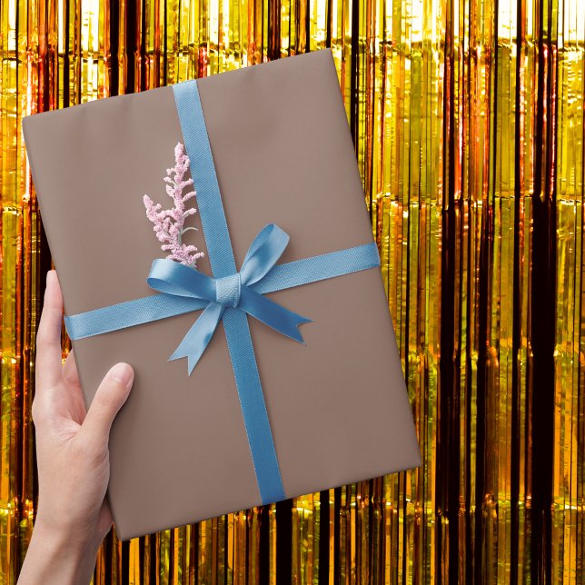 Chocolate Pudding Solid Colour Wrapping Paper (Creator Uploaded)