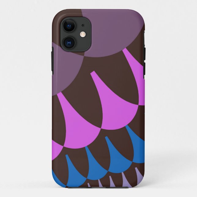 Chocolate Raspberry Scales Case-Mate iPhone Case (Back)