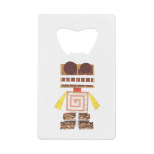 Chocolate Robot Credit Card Bottle Opener