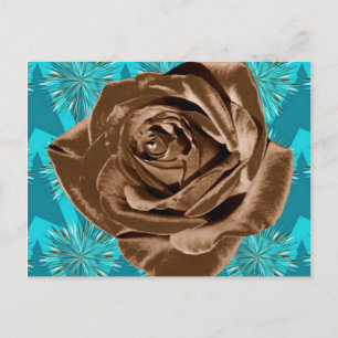 "Chocolate Rose" pattern collection Postcard