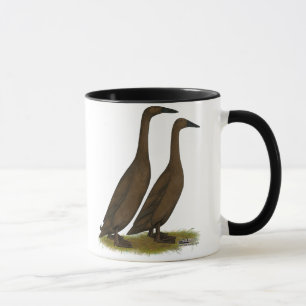 Chocolate Runner Ducks Mug