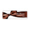 Chocolate Satin Bow Wedding Return Address Label