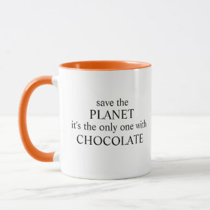 Chocolate Save The Planet   Easter Mug