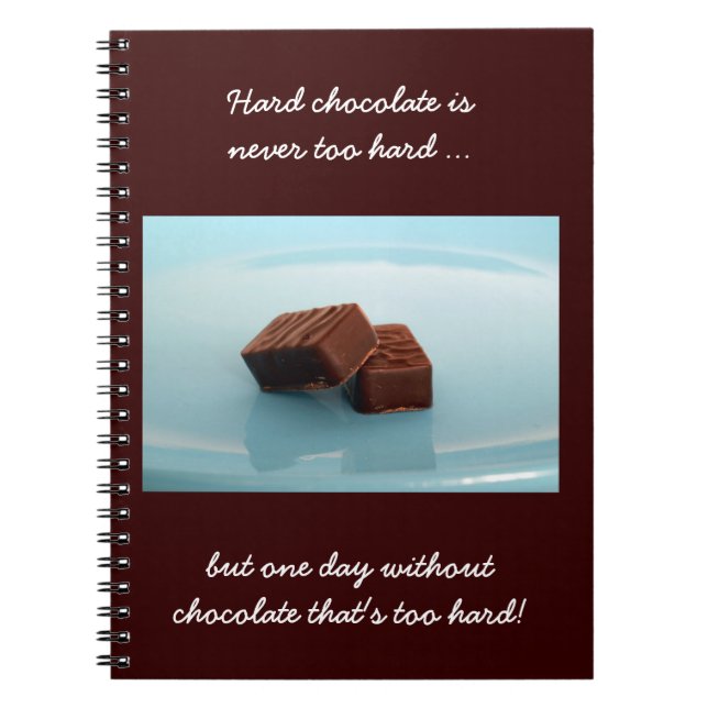chocolate sayings notebook (Front)