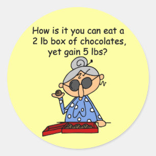 Chocolate Sense Classic Round Sticker