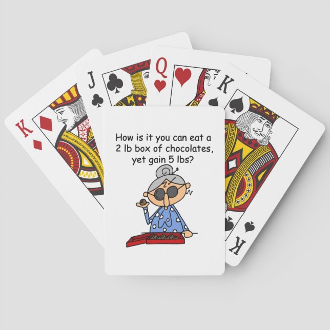 Chocolate Sense Playing Cards (Back)
