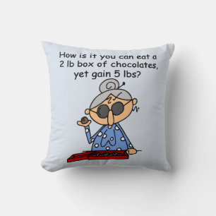 Chocolate Sense Throw Pillow