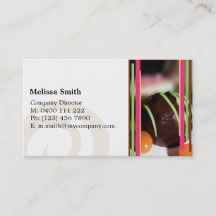 Chocolate Shop Business Card Template
