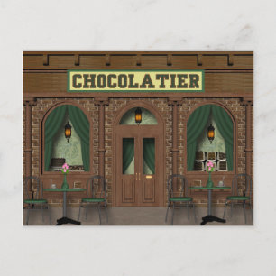 Chocolate Shop Postcard