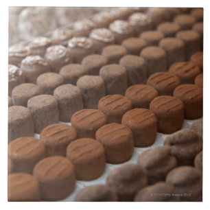 chocolate shop store display of chocolate tile