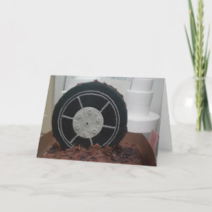 "Chocolate Skidmarks" Birthday Card