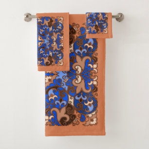 Chocolate Sky Bath Towel Set