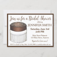 Chocolate Soufflé French Pastry Bridal Shower