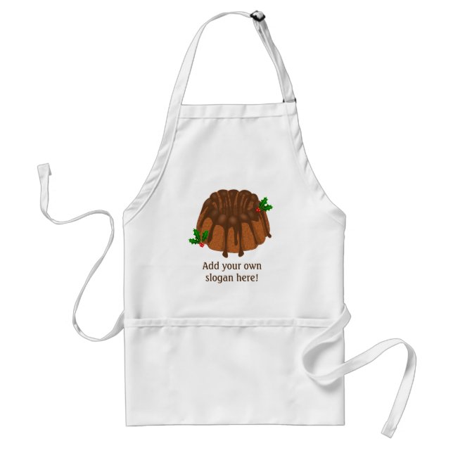 Chocolate Sponge Bundt Cake - Christmas version Standard Apron (Front)