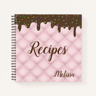 Chocolate Sprinkle Cake Monogram Recipe book