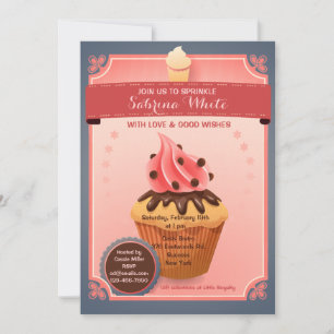 Chocolate Sprinkles Baby Sprinkle Invitation