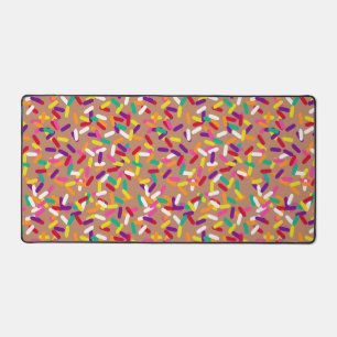 Chocolate Sprinkles Desk Mat