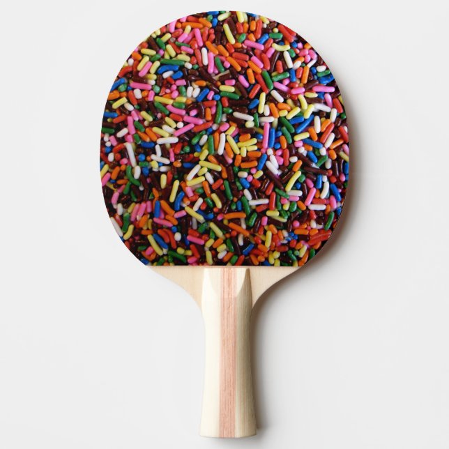 Chocolate Sprinkles Ping Pong Paddle (Front)
