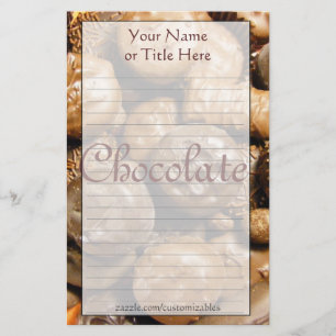 Chocolate Stationery