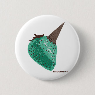 Chocolate_Strawberry 2 Inch Round Button