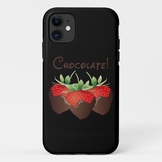 Chocolate Strawberry Case-Mate iPhone Case (Back)