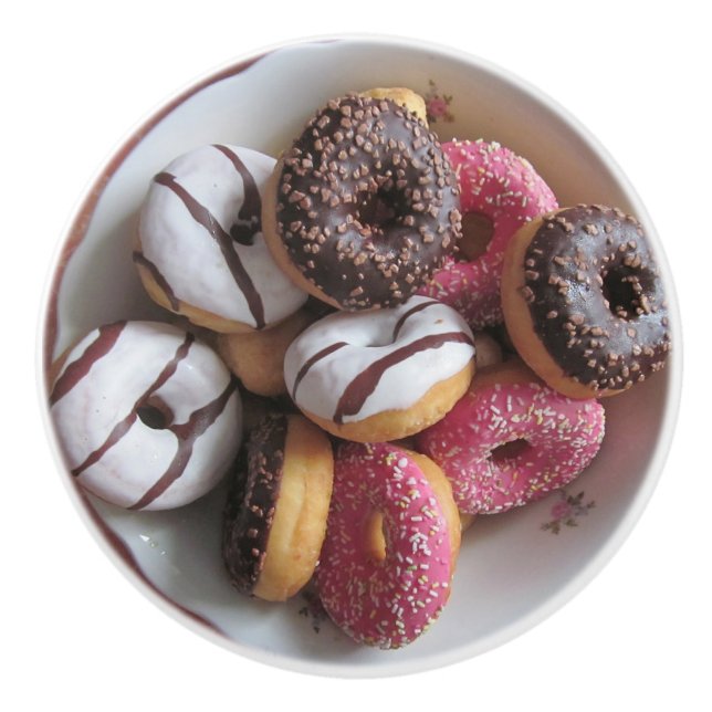 Chocolate Strawberry Doughnuts with Sprinkles Knob (Front)
