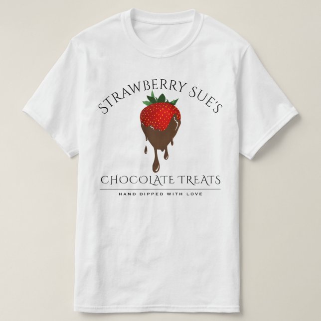 chocolate strawberry T-Shirt (Design Front)