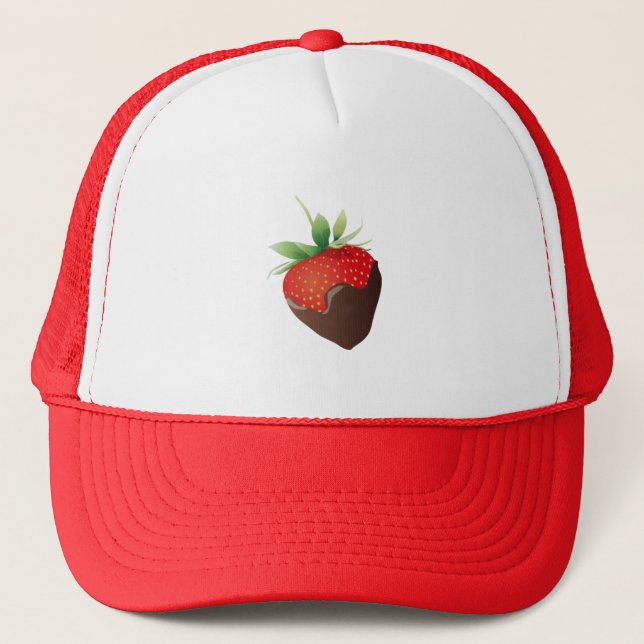 Chocolate Strawberry Trucker Hat (Front)