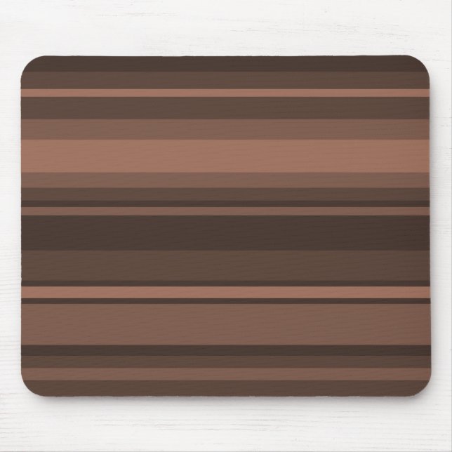 Chocolate stripes mouse pad (Front)