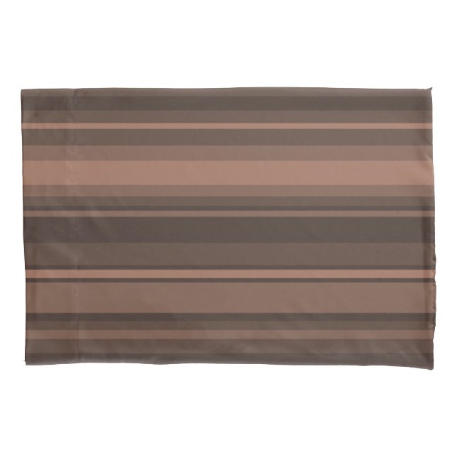 Chocolate stripes pillowcase (Front)