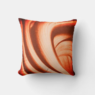 Chocolate Swirl   Sangria Filter   Throw Pillow