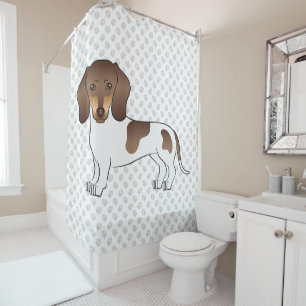 Chocolate & Tan Pied Short Hair Dachshund & Paws