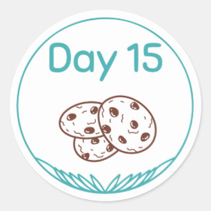 Chocolate Tasting Kit Day 15 Classic Round Sticker
