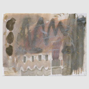 Chocolate Tones Abstract Large Tissue Paper