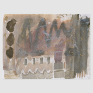 Chocolate Tones Abstract Large Tissue Paper