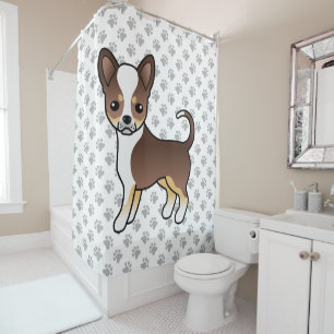 Chocolate Tricolor Smooth Coat Chihuahua & Paws