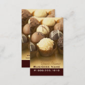 Chocolate Truffles Business Cards (Front/Back)
